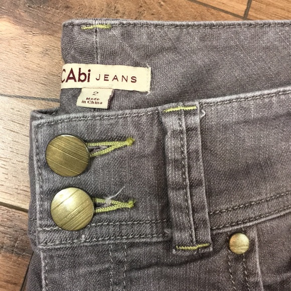 Gray CAbi jeans - Picture 2 of 5